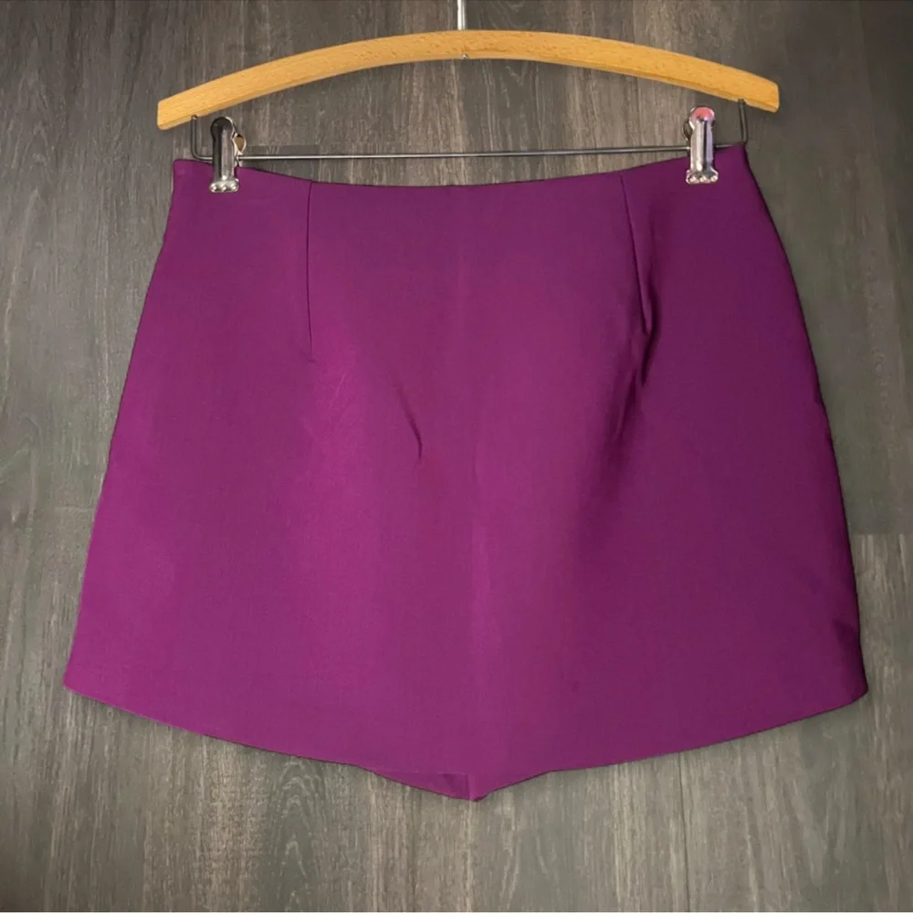 Endless Rose Skort Size Small Purple Wrap Front Mini Skirt‎ Shorts